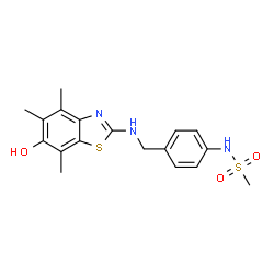 Methanesulfonamide,N-[4-[[(6-hydroxy-4,5,7-trimethyl-2-benzothiazolyl)amino]methyl]phenyl]- picture