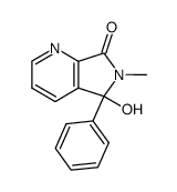 1-Hydroxy-2-methyl-1-phenyl-pyrro[3,4-b]pyridine-3(1H)-one Structure