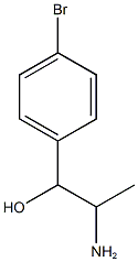 2-Amino-1-(4-bromophenyl)propan-1-ol Structure