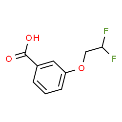 3-(2,2-Difluoroethoxy)benzoic acid Structure