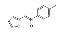 Benzenamine, N-(2-furanylmethylene)-4-methyl-, N-oxide (9CI) Structure