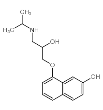 7-羟基普萘洛尔结构式