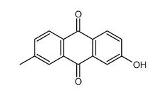 2-hydroxy-7-methylanthracene-9,10-dione Structure