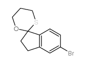 5-bromo-spiro[indan-2,2'-(1,3-oxathiane)] structure