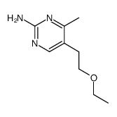 5-(2-ethoxy-ethyl)-4-methyl-pyrimidin-2-ylamine Structure