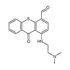 1-[[2-(dimethylamino)-ethyl]amino]-9-oxothioxanthen-4-carboxaldehyde Structure