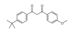 1-(4-methoxyphenyl)-3-(4-tert-butylphenyl)propane-1,3-dione结构式