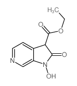 ethyl 9-hydroxy-8-oxo-3,9-diazabicyclo[4.3.0]nona-2,4,10-triene-7-carboxylate结构式