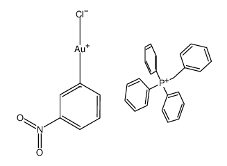 [BzPh3P][Au(m-nitrophenyl)Cl] Structure