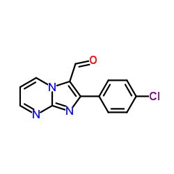 2-(4-Chlorophenyl)imidazo[1,2-a]pyrimidine-3-carbaldehyde Structure