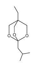 1-ethyl-4-(2-methylpropyl)-3,5,8-trioxabicyclo[2.2.2]octane Structure