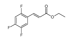 (E)-ethyl 3-(2,4,5-trifluorophenyl) acrylate结构式