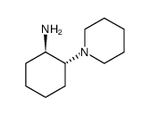 (1R,2R)-trans-2-(1-Piperidinyl)cyclohexylamine Structure