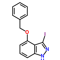 3-碘-4-(苯基甲氧基)-1H-吲唑图片