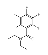 N,N-diethyl-2,3,4,5,6-pentafluorobenzamide结构式