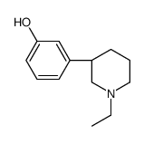 3-[(3S)-1-ethylpiperidin-3-yl]phenol Structure