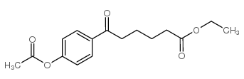 ETHYL 6-(4-ACETOXYPHENYL)-6-OXOHEXANOATE结构式