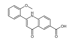 2-(2-methoxyphenyl)-4-oxo-1H-quinoline-6-carboxylic acid Structure