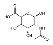 N-acetyltalosaminuronic acid Structure