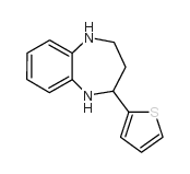 4-thiophen-2-yl-2,3,4,5-tetrahydro-1H-1,5-benzodiazepine structure