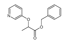 benzyl 2-pyridin-3-yloxypropanoate结构式