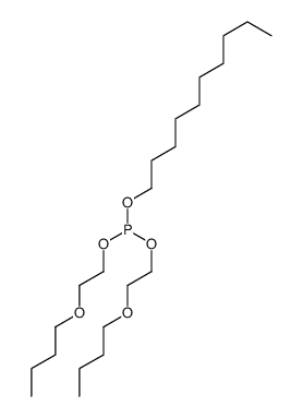 bis(2-butoxyethyl) decyl phosphite结构式