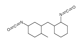 4-isocyanato-2-[(2-isocyanatocyclohexyl)methyl]-1-methylcyclohexane结构式