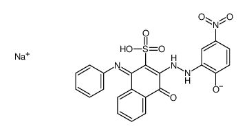 sodium 4-hydroxy-3-[(2-hydroxy-5-nitrophenyl)azo](phenylamino)naphthalene-2-sulphonate picture