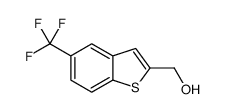 [5-(Trifluoromethyl)-1-benzothiophen-2-yl]methanol Structure