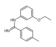 Benzenecarboximidamide, N-(3-ethoxyphenyl)-4-methyl结构式