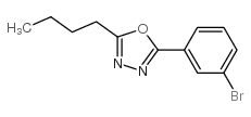 2-(3-Bromophenyl)-5-butyl-1,3,4-oxadiazole Structure