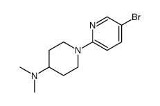 4-Piperidinamine, 1-(5-bromo-2-pyridinyl)-N,N-dimethyl Structure