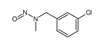 N-Nitroso-N-methyl-m-chlorbenzylamin结构式