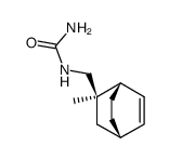 (+-)-(2-methyl-bicyclo[2.2.2]oct-5-ene-2exo-ylmethyl)-urea结构式