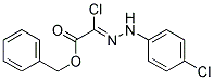 Benzyl2-chloro-2-[2-(4-chlorophenyl)hydrazono]acetate结构式