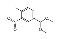 4-dimethoxymethyl-1-iodo-2-nitrobenzene结构式