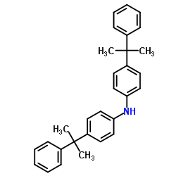 Bis[4-(2-phenyl-2-propyl)phenyl]amine Structure