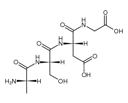 Ala-Ser-Asp-Gly structure