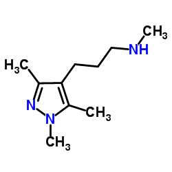 N-METHYL-N-[3-(1,3,5-TRIMETHYL-1H-PYRAZOL-4-YL)PROPYL]AMINE Structure