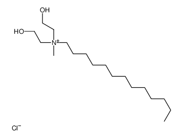 Di(2-hydroxyethyl)methyltridecylammonium chloride Structure