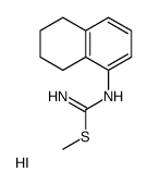 methyl N'-(5,6,7,8-tetrahydronaphthalen-1-yl)carbamimidothioate,hydroiodide结构式