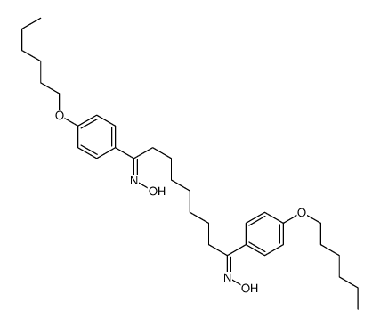 (NZ)-N-[(9Z)-1,9-bis(4-hexoxyphenyl)-9-hydroxyiminononylidene]hydroxylamine Structure