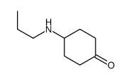 4-(propylamino)cyclohexan-1-one结构式