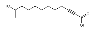 11-hydroxy-2-dodecynoic acid Structure