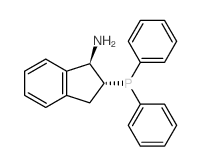 (1R,2R)-2-(二苯基膦基)-2,3-二氢-1H-茚-1-胺结构式