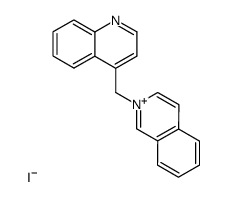 2-[4]quinolylmethyl-isoquinolinium, iodide Structure