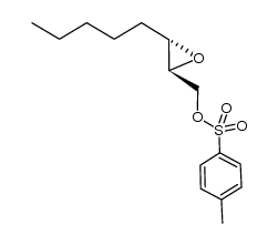 ((2S,3S)-3-pentyloxiran-2-yl)methyl 4-methylbenzenesulfonate Structure