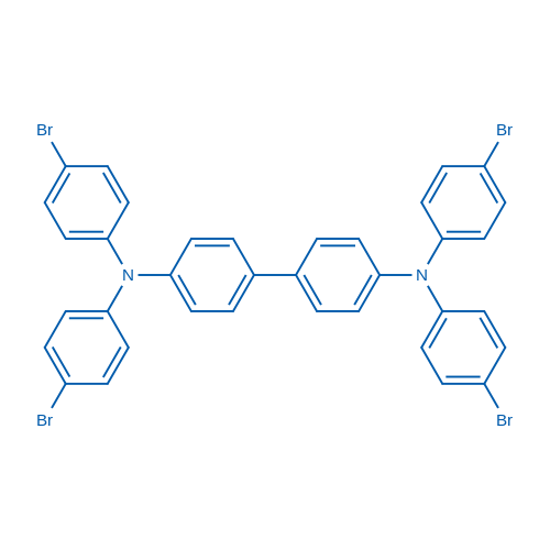 N4,N4,N4',N4'-四(4-溴苯基)-[1,1'-联苯]-4,4'-二胺图片