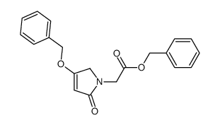 4-benzyloxy-3-pyrrolin-2-on-1-yl acetic acid benzyl ester Structure