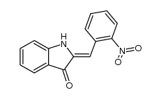 2-(2-nitro-benzylidene)-indolin-3-one结构式